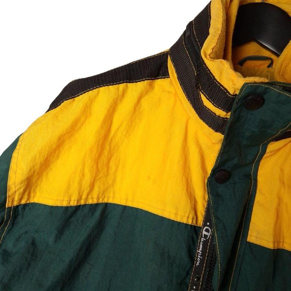 90's Champion NBA Green Bay Packers Fleece Lined Jacket Size Large - Picture 3 of 6